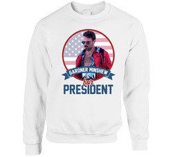 Gardner Minshew For President  Football Sweater Crewneck Sweatshirt