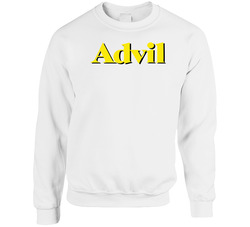 Advil Best Over The Counter Medication Logo Sweater Crewneck Sweatshirt