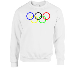 Olympic Rings Sweater Crewneck Sweatshirt