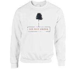 Six Feet Under Logo Tv Show Fan Sweater Crewneck Sweatshirt