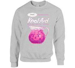 Grape Koolaid Retro Wrapper Sweater Crewneck Sweatshirt
