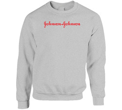 Johnson And Johnson Best Over The Counter Medication Logo Raglan Sweater Crewneck Sweatshirt