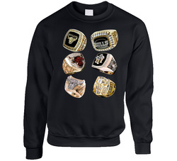 Michael Jordan Six Rings Chicago Basketball Dynasty Legend Sweater Crewneck Sweatshirt Michael Jordan Six Rings Chicago Basketball Dynasty Legend Sweater Crewneck Sweatshirt