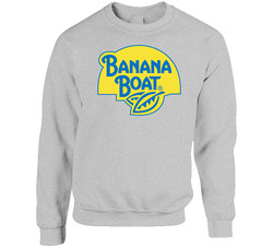 Banana Boat Tanning Lotion Logo Sweater Crewneck Sweatshirt