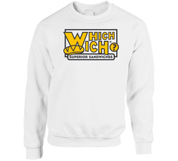 Which Wich Sub Sandwhich Restaurant Sweater Crewneck Sweatshirt