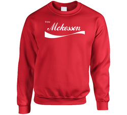 Mckesson Enjoy Cola Parody Custom Name Sweater Crewneck Sweatshirt
