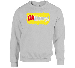 Oh Henry Candy Bar Old School Cool Sweater Crewneck Sweatshirt