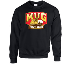 Mug Root Beer Favorite Soda Pop Drink Sweater Crewneck Sweatshirt