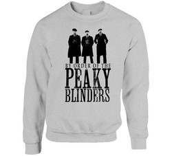 Peaky Blinders Shelby Brothers By Order Of The Logo Fan Sweater Crewneck Sweatshirt