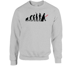 The Evolution Of Force Star Wars Sweater Crewneck Sweatshirt