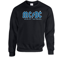 Motor City Dan Campbell Mc Dc Football Fan Sweater Crewneck Sweatshirt