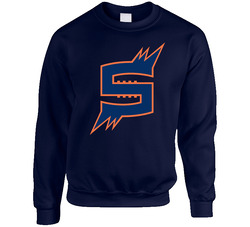 Spokane Shock Arena Football League Team Fan Logo Sweater Crewneck Sweatshirt