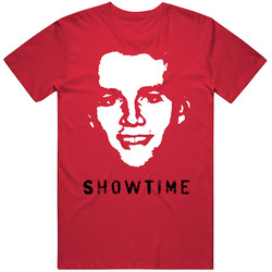 Patrick Kane Big Head Silhouette Showtime Chicago Hockey Fan Red Unisex T Shirt