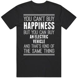 Buy An Electric Vehicle Happiness Car Lover Unisex T Shirt