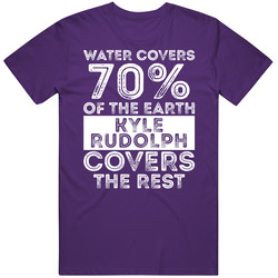 Water Covers Earth Kyle Rudolph Minnesota Sports Football Unisex T Shirt