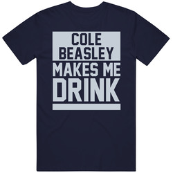 Cole Beasley Makes Me Drink Dallas Football Player Funny Fan Unisex T Shirt