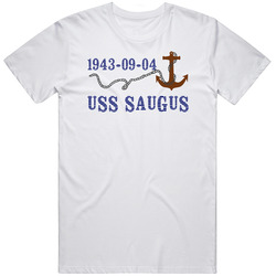 Uss Saugus 15953 Anchor Navy Ship Unisex T Shirt