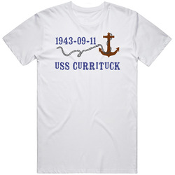 Uss Currituck 15960 Anchor Navy Ship Unisex T Shirt