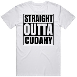 Straight Outta Cudahy Wisconsin City Compton Parody Unisex T Shirt