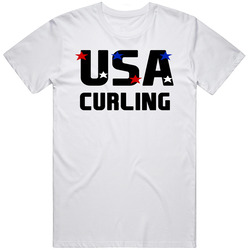Curling Usa Hobbies Sports And Activities Unisex T Shirt