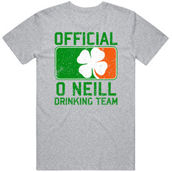 O Neill Official Drinking Team Irish Family Custom St Patricks Day Unisex T Shirt