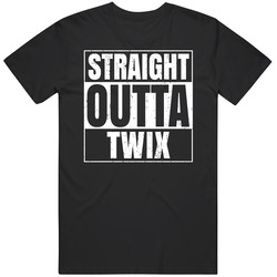 Straight Outta Twix Food Compton Parody Unisex T Shirt