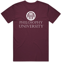 Philosophy University Athletic Academic Logo Unisex T Shirt