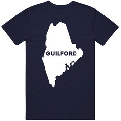 Guilford Maine Custom City Patriotic Usa Unisex T Shirt