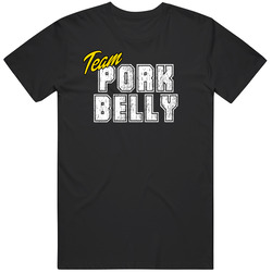 Team Pork Belly Cool Foodie Team Food Fan Retro Unisex T Shirt