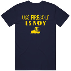 Uss Firebolt Us Navy Ship Crew Unisex T Shirt