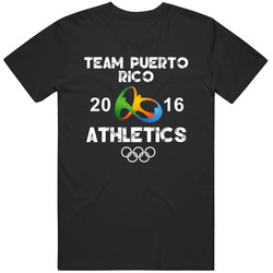 Puerto Rico Athletics Team Rio 2016 Olympic Games Sport Unisex T Shirt