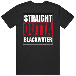 Straight Outta Blackwater  England City Grunge Parody Unisex T Shirt