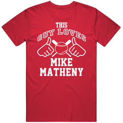 This Guy Loves Mike Matheny St Louis Baseball Player Classic Unisex T Shirt