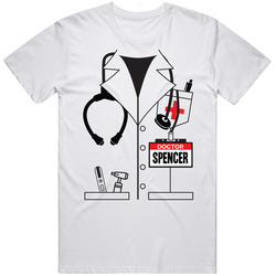 Doctor Spencer Custom Name Halloween Costume Unisex T Shirt