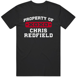 Property Of Chris Redfield Popular Video Game Character Unisex T Shirt
