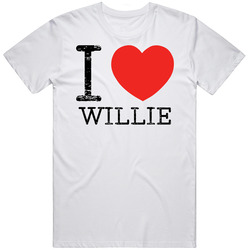I Love Willie Heart Valentines Day Name Unisex T Shirt