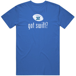 D'andre Swift Got Swift Milk Parody Detroit Football Fan Unisex T Shirt
