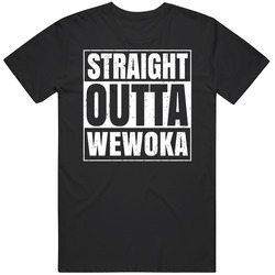 Straight Outta Wewoka Oklahoma City Compton Parody Grunge Unisex T Shirt
