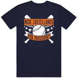 Nick Castellanos For President Detroit Baseball Player Funny Unisex T Shirt
