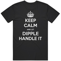 Keep Calm And Let Dipple Handle It Custom Last Name Family Unisex T Shirt