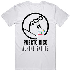 Pyeongchang 2018 Winter Olympics Alpine Skiing Team Puerto Rico Unisex T Shirt