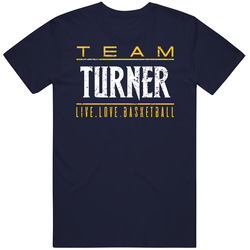 Myles Turner Live Love Indiana Basketball Team Fan Sports Unisex T Shirt