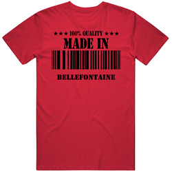 Bellefontaine Ohio Made In Born In Unisex T Shirt