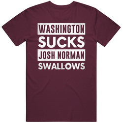 Washington Sucks Josh Norman Swallows Funny Football Hater Fan Unisex T Shirt