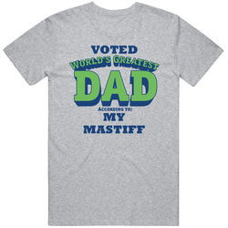 World's Greatest Mastiff Dad Dog Unisex T Shirt