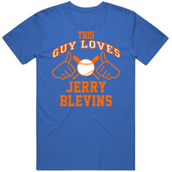 This Guy Loves Jerry Blevins New York Baseball Player Classic Unisex T Shirt