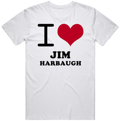 I Heart Jim Harbaugh  Love Chicago Football Unisex T Shirt