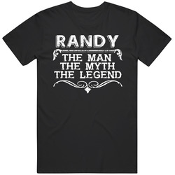Randy Man Myth Legend Vintage Grunge Style Cool Name Unisex T Shirt