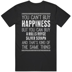 Buy A Rolls Royce Silver Seraph Happiness Worn Look Car Lover Unisex T Shirt