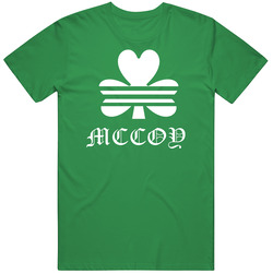 Mccoy Clover Luck Drink Beer Last Name Irish Ireland St Patricks Day Classic Cotton T Shirt